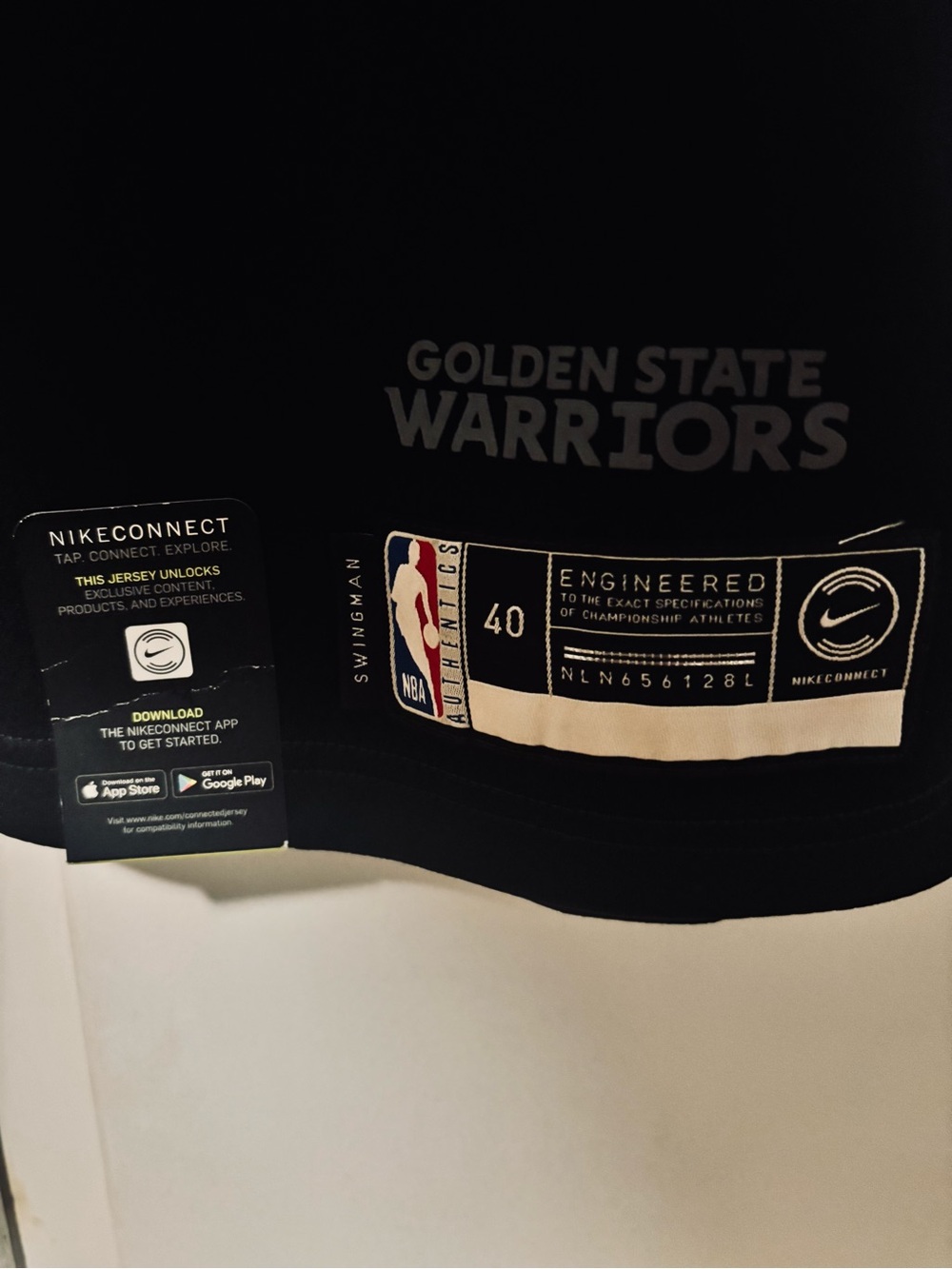 Nike NBA Golden State Warriors Iguodala #9 The Town City Edition Jersey NWT - Picture 5 of 7